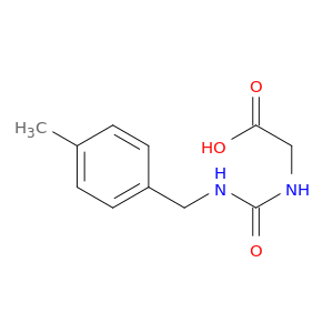 2-(3-(4-Methylbenzyl)ureido)acetic acid