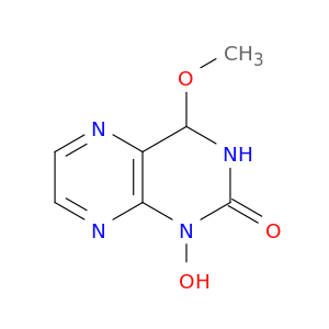 2(1H)-Pteridinone,3,4-dihydro-1-hydroxy-4-methoxy-
