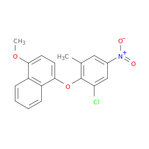Naphthalene, 1-(2-chloro-6-methyl-4-nitrophenoxy)-4-methoxy-