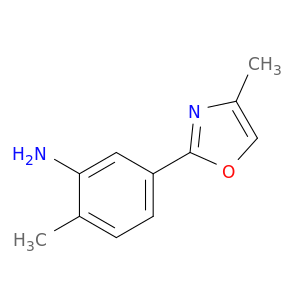 2-methyl-5-(4-methyl-1,3-oxazol-2-yl)aniline