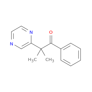 1-Propanone, 2-methyl-1-phenyl-2-pyrazinyl-
