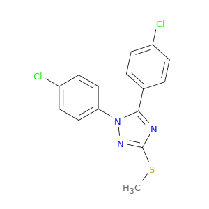 1,5-Bis(4-chlorophenyl)-3-(methylthio)-1H-1,2,4-triazole