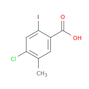 4-chloro-2-iodo-5-methylbenzoic acid