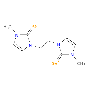 2H-Imidazole-2-selone, 1,1'-(1,2-ethanediyl)bis[1,3-dihydro-3-methyl-