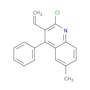 Quinoline, 2-chloro-3-ethenyl-6-methyl-4-phenyl-