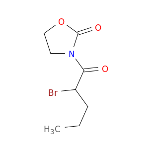 2-Oxazolidinone, 3-(2-bromo-1-oxopentyl)-