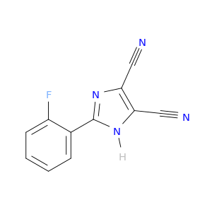 1H-Imidazole-4,5-dicarbonitrile, 2-(2-fluorophenyl)-