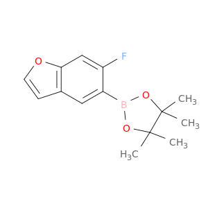 2-(6-氟苯并呋喃-5-基)-4,4,5,5-四甲基-1,3,2-二氧硼杂环戊烷