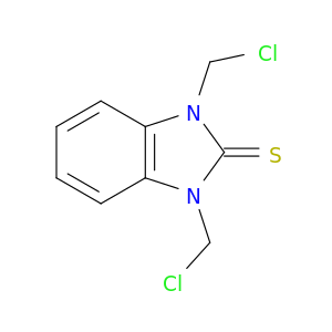 2H-Benzimidazole-2-thione, 1,3-bis(chloromethyl)-1,3-dihydro-