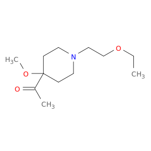 Ethanone, 1-[1-(2-ethoxyethyl)-4-methoxy-4-piperidinyl]-