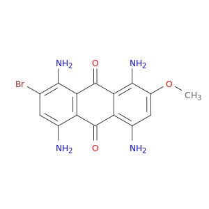 9,10-Anthracenedione, 1,4,5,8-tetraamino-2-bromo-7-methoxy-