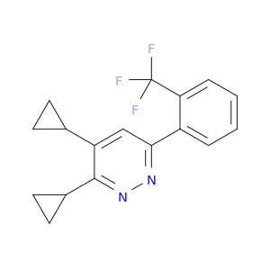 Pyridazine, 3,4-dicyclopropyl-6-[2-(trifluoromethyl)phenyl]-