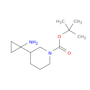 tert-Butyl 3-(1-aminocyclopropyl)piperidine-1-carboxylate