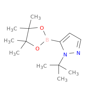 1-(叔丁基)-5-(4,4,5,5-四甲基-1,3,2-二氧硼杂环戊烷-2-基)-1H-吡唑