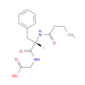 Glycine, N-(1-oxobutyl)-L-phenylalanyl-