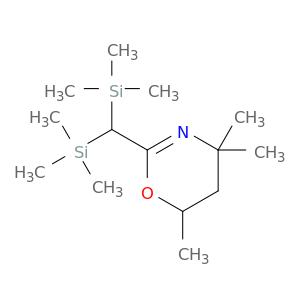 4H-1,3-Oxazine, 2-[bis(trimethylsilyl)methyl]-5,6-dihydro-4,4,6-trimethyl-