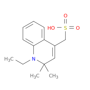 4-Quinolinemethanesulfonic acid, 1-ethyl-1,2-dihydro-2,2-dimethyl-
