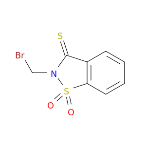1,2-Benzisothiazole-3(2H)-thione, 2-(bromomethyl)-, 1,1-dioxide