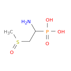 Phosphonic acid, [1-amino-2-(methylsulfinyl)ethyl]-