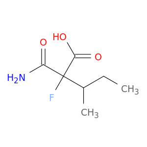 Pentanoic acid,2-(aminocarbonyl)-2-fluoro-3-methyl-