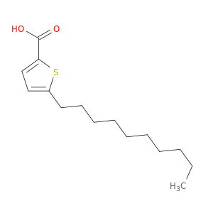 2-Thiophenecarboxylic acid, 5-decyl-
