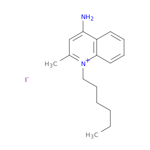 Quinolinium,4-amino-1-hexyl-2-methyl-, iodide (1:1)