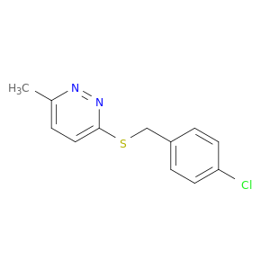3-[(4-chlorobenzyl)sulfanyl]-6-methylpyridazine