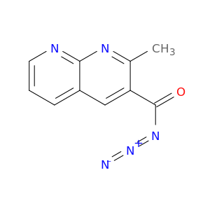 1,8-Naphthyridine-3-carbonyl azide, 2-methyl-