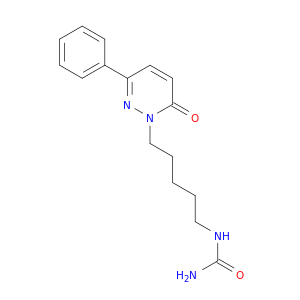 Urea, [5-(6-oxo-3-phenyl-1(6H)-pyridazinyl)pentyl]-