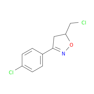 5-(Chloromethyl)-3-(4-chlorophenyl)-4,5-dihydroisoxazole