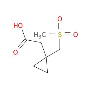 2-[1-(methanesulfonylmethyl)cyclopropyl]acetic acid