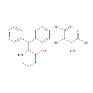 2-(diphenylmethyl)piperidin-3-ol 2,3-dihydroxybutanedioate(1:1)