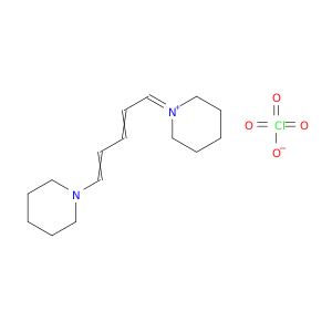 Piperidinium, 1-[5-(1-piperidinyl)-2,4-pentadienylidene]-, perchlorate