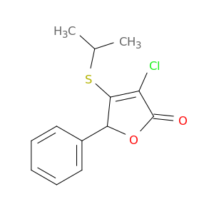 2(5H)-Furanone, 3-chloro-4-[(1-methylethyl)thio]-5-phenyl-