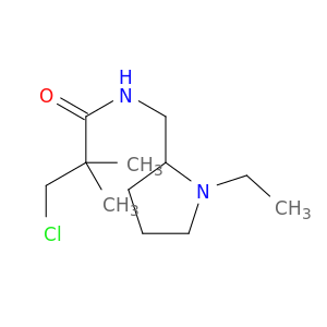 Propanamide,2-(chloromethyl)-N-[(1-ethyl-2-pyrrolidinyl)methyl]-2-methyl-