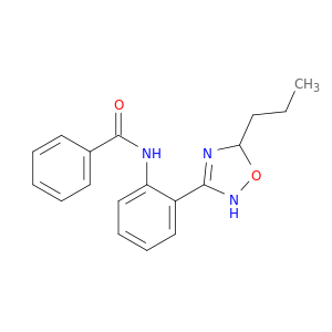 Benzamide, N-[2-(2,5-dihydro-5-propyl-1,2,4-oxadiazol-3-yl)phenyl]-