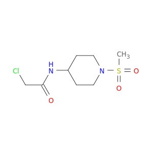 2-Chloro-N-(1-methanesulfonylpiperidin-4-yl)acetamide