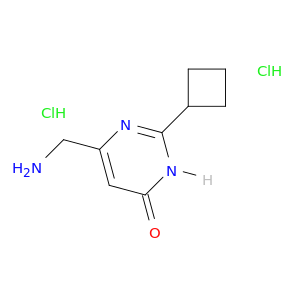6-(Aminomethyl)-2-cyclobutyl-3,4-dihydropyrimidin-4-one dihydrochloride