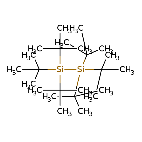 Disilane, hexakis(1,1-dimethylethyl)-
