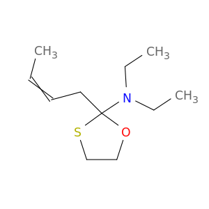 1,3-Oxathiolan-2-amine, 2-(2-butenyl)-N,N-diethyl-