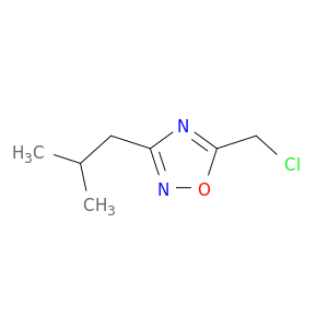 5-(Chloromethyl)-3-(2-methylpropyl)-1,2,4-oxadiazole