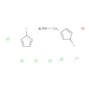 iron(3+) titanium(4+) chloride cyclopenta-2,4-dienide- acetonitrile(1:1:5:2:1)