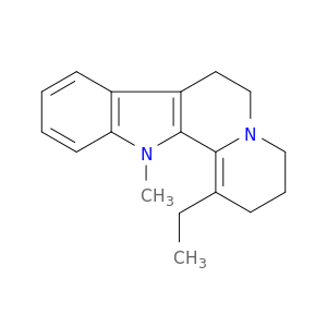 Indolo[2,3-a]quinolizine, 1-ethyl-2,3,4,6,7,12-hexahydro-12-methyl-