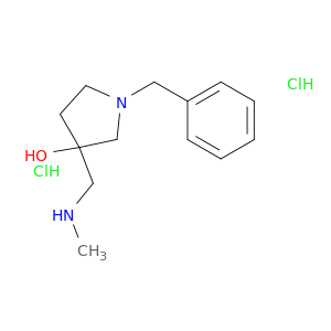 1-benzyl-3-[(methylamino)methyl]pyrrolidin-3-ol dihydrochloride