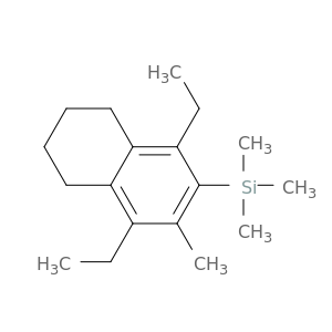 Silane, (1,4-diethyl-5,6,7,8-tetrahydro-3-methyl-2-naphthalenyl)trimethyl-
