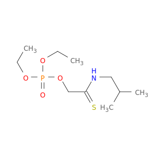 Phosphoric acid, diethyl 2-[(2-methylpropyl)amino]-2-thioxoethyl ester