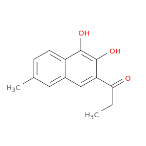1-Propanone, 1-(3,4-dihydroxy-7-methyl-2-naphthalenyl)-