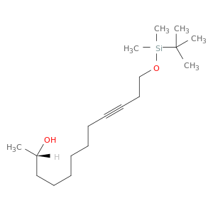 9-Dodecyn-2-ol, 12-[[(1,1-dimethylethyl)dimethylsilyl]oxy]-, (S)-