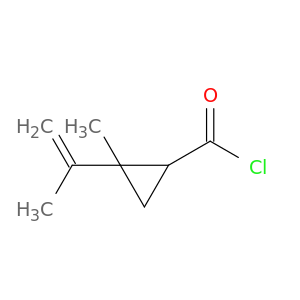 Cyclopropanecarbonylchloride, 2-methyl-2-(1-methylethenyl)-