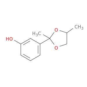 Phenol, 3-(2,4-dimethyl-1,3-dioxolan-2-yl)-